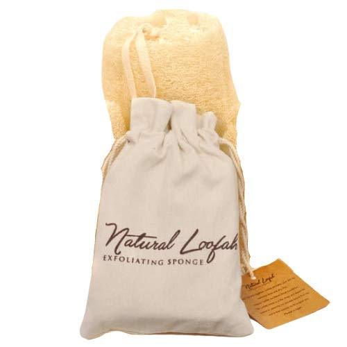 [Australia] - All Natural Loofah Sponge, Pack of 1 Real Egyptian Bath & Shower Exfoliating Loofa Scrubber Sponges for Face, Back & Body, Eco Friendly, No Toxic Chemicals, 6" x 6" by Crafts of Egypt Set of 1 