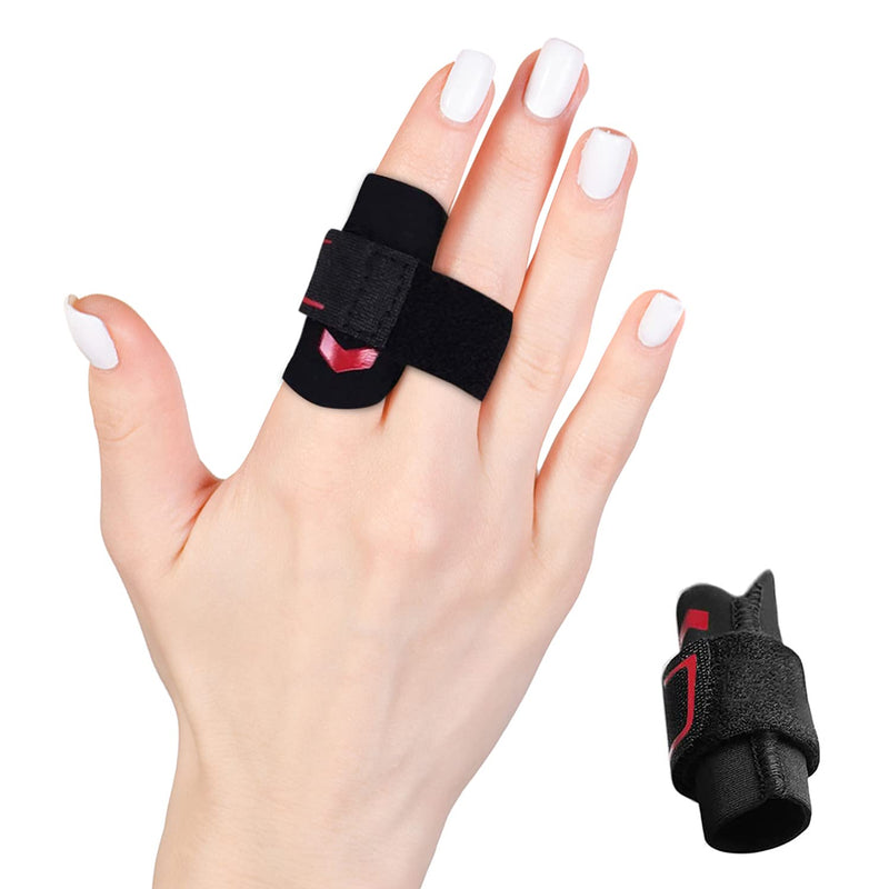 [Australia] - VHOPMORE Neoprene Finger Splint Wraps Adjustable Finger Brace Trigger Finger Buddy Splints Mallet Finger Guards for Arthritis Sport Finger Support Sleeves Protector for Basketball Volleyball Tennis 