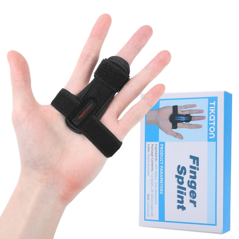 [Australia] - Tikaton Trigger Finger Splint, Adjustable Support, Finger Brace for Alleviating Finger Locking, Popping, Bending, Tendonitis, Stiffness, Pain Relief - Left or Right Hand 
