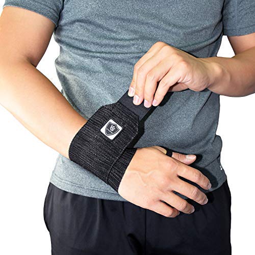 [Australia] - Vital Salveo- Adjustable Compression both hands design Wrist Straps/Wraps Bandage, Wrist Brace Support, Elastic Breathable for Wrist Sprain, Tendonitis, Tennis, Sports Men, Women (Pair) /3"* 18" Wrist 3"*18"(Pair) 