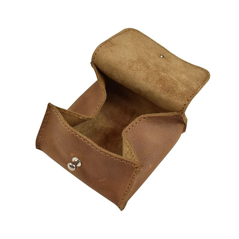 [Australia] - Hide & Drink, Leather Jewelry Pouch, Mini Travel Size Box, Rings & Precious Articles Storage Organizer, Groom & Bridesmaid Wedding Gifts, Handmade :: Single Malt Mahogany 