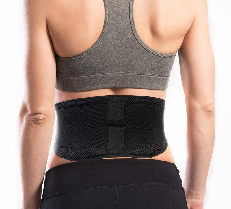 [Australia] - AllyFlex Sports® Lightweight Back Brace Under Clothes Breathable Honeycomb Mesh & Dual Lumbar Pads for Lower Back Pain Relief, Adjustable Straps for Optimal Lower Back Support - XL/XXL X-Large/2X-Large (Pack of 1) 