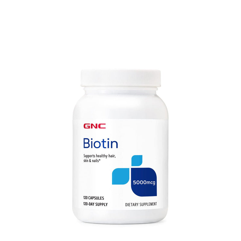 [Australia] - GNC Biotin 5000 mcg - 120 Capsules 