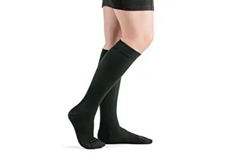 [Australia] - Actifi Cotton Comfort 15-20 mmHg Compression Socks, Moderate Support Black Medium 