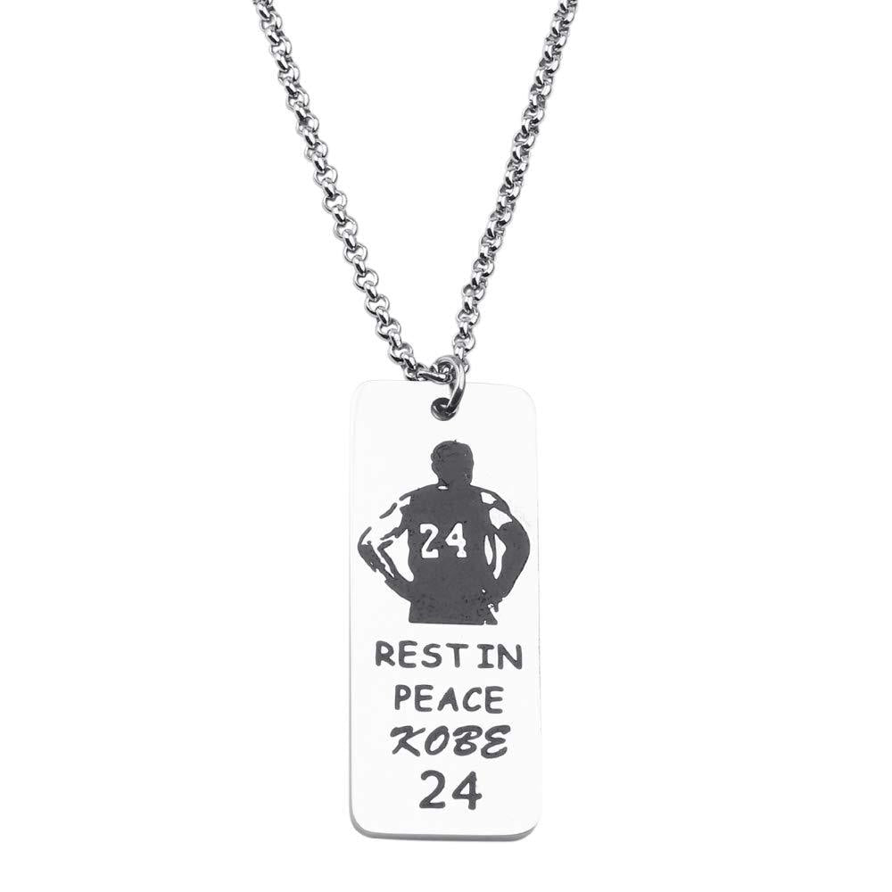 [Australia] - Rest in Peace Kobe Memorial Necklace Keychain 