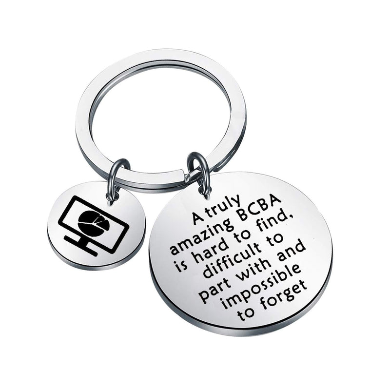 [Australia] - AKTAP Behavior Analyst Gift BCBA Gift A Truly Amazing BCBA is Hard to Find Keychain Special Education Gift for Board Certified Behavior Analysis BCBA Specialist BCBA Specialist Keychain 