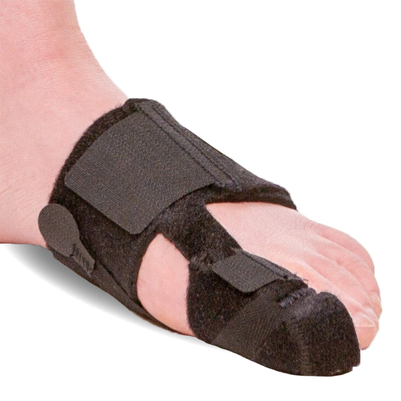 [Australia] - BraceAbility Turf Toe Brace - Soft Big Toe Taping Splint Straightener Wrap with Support Straps for Sprains and Hallux Rigidus Relief (Right Foot) Right 