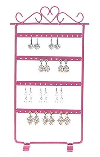 [Australia] - Goldenvaluealbe Earing Holder with 4 Tiers (Pink) Pink 