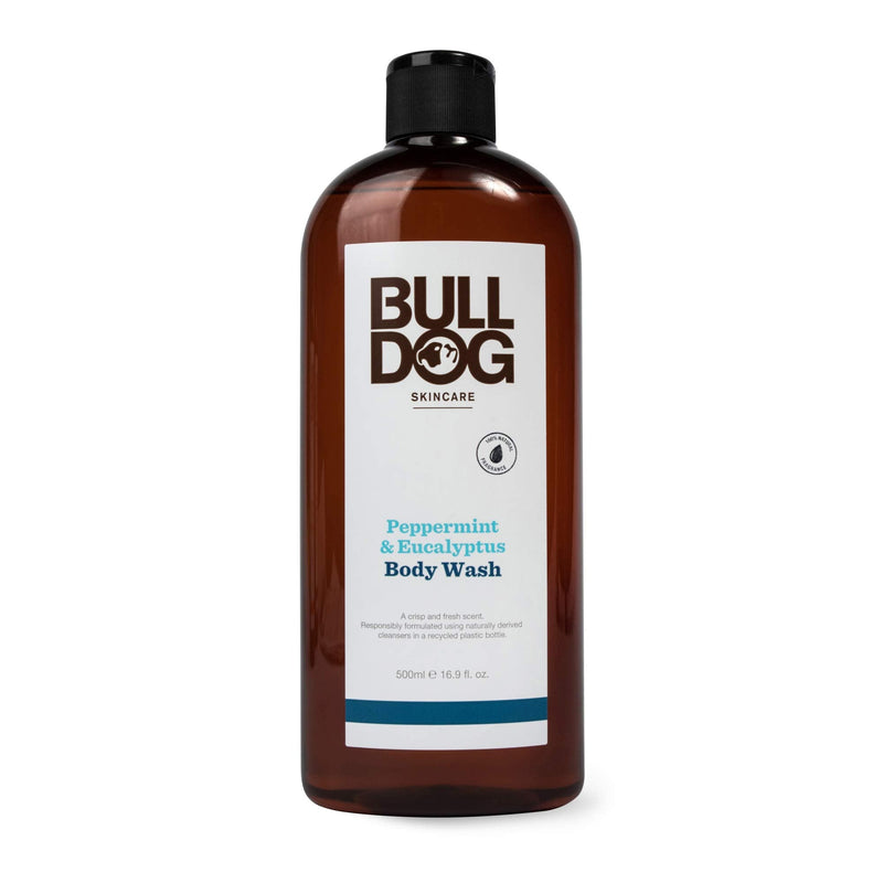 [Australia] - Bulldog Mens Skincare and Grooming Body Wash, Peppermint and Eucalyptus, 16.9 Fl Oz 