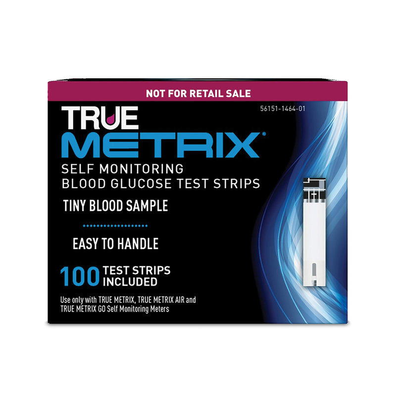[Australia] - TRUE METRIX Blood Glucose Test Strips NFRS 100ct (100 Test Strips) 100 Count (Pack of 1) 