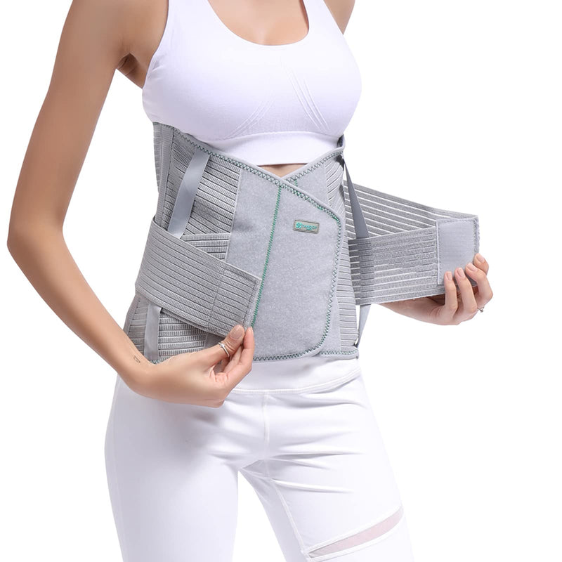[Australia] - TANDCF Back Support,Entire Back Brace , Lumbar Support Belt for Women & Men, Adjustable Waist Trainer Belt for entire Back Pain Relief, Keeps Your Spine Straight and Safe(XL) X-Large (Pack of 1) 
