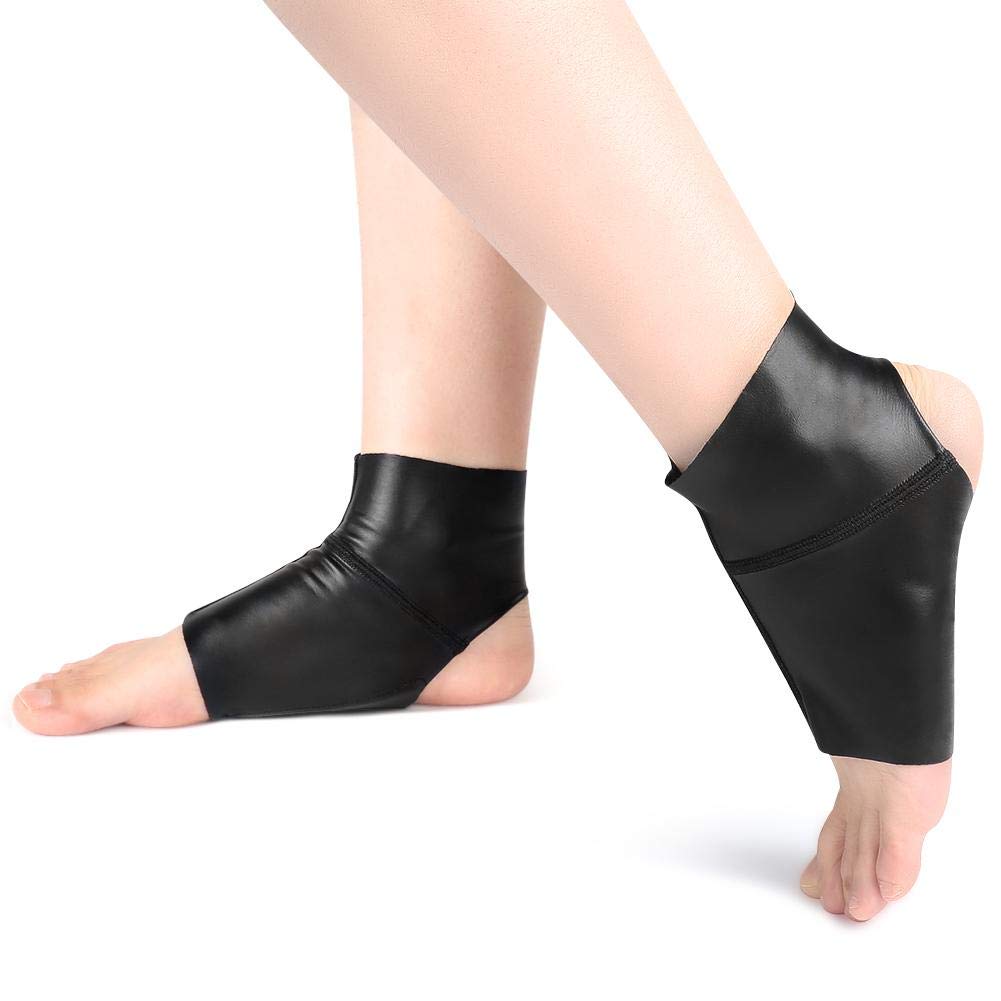 [Australia] - Ankle Protector,Arch Support Brace with Ankle Protector, Compression Socks Cloth with Gel Inserts, Orthotic Insole Cushion, Plantar Fasciitis, Heel, Ankle or Arch Pain Relief 1 Pair 