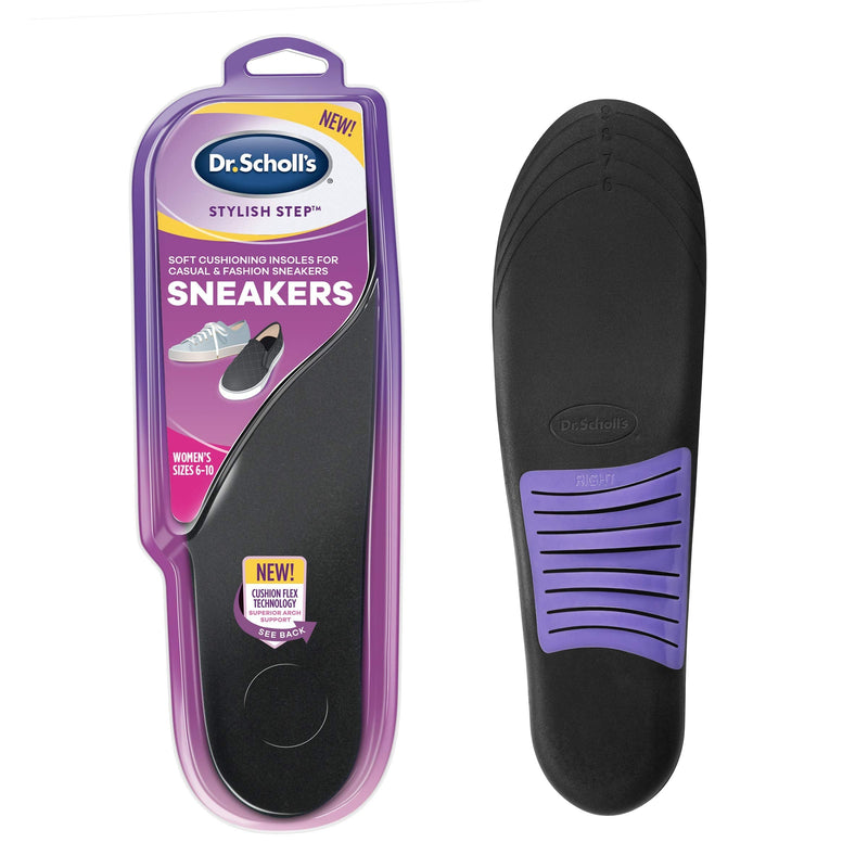 [Australia] - Dr. Scholl's Soft Cushioning Insoles for Sneakers, Superior Shock Absorption and Cushioning (Women's Size 6-10), 1 Count 