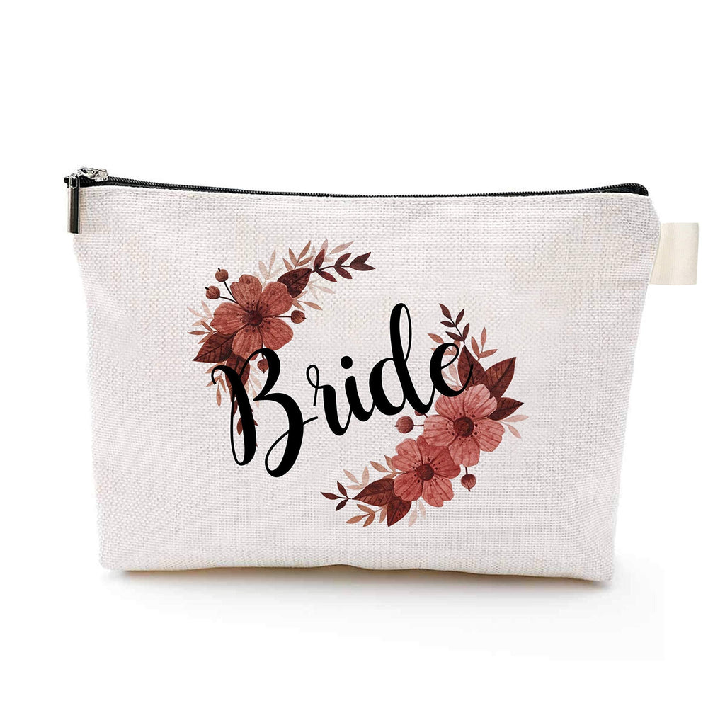 [Australia] - YouFangworkshop Bride Wedding Cosmetic Bags, Bridal Wedding Survival Kit, Travel Make Up Pouch Survival Kit 