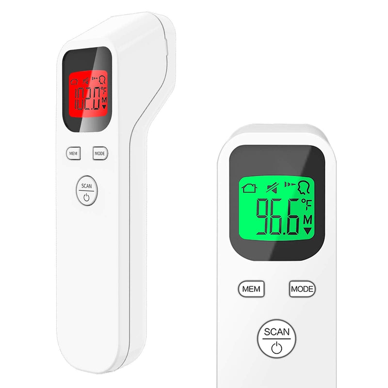 [Australia] - ULBRE Forehead Thermometer for Adults and Kids, No Touch Digital Infrared Thermometer Temperature Gun, Accurate Instant Reading Fever Alarm 20sets Memory 