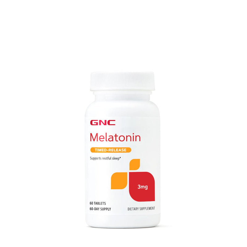 [Australia] - GNC Melatonin 3 mg - 60 Tablets 60 Servings (Pack of 1) 