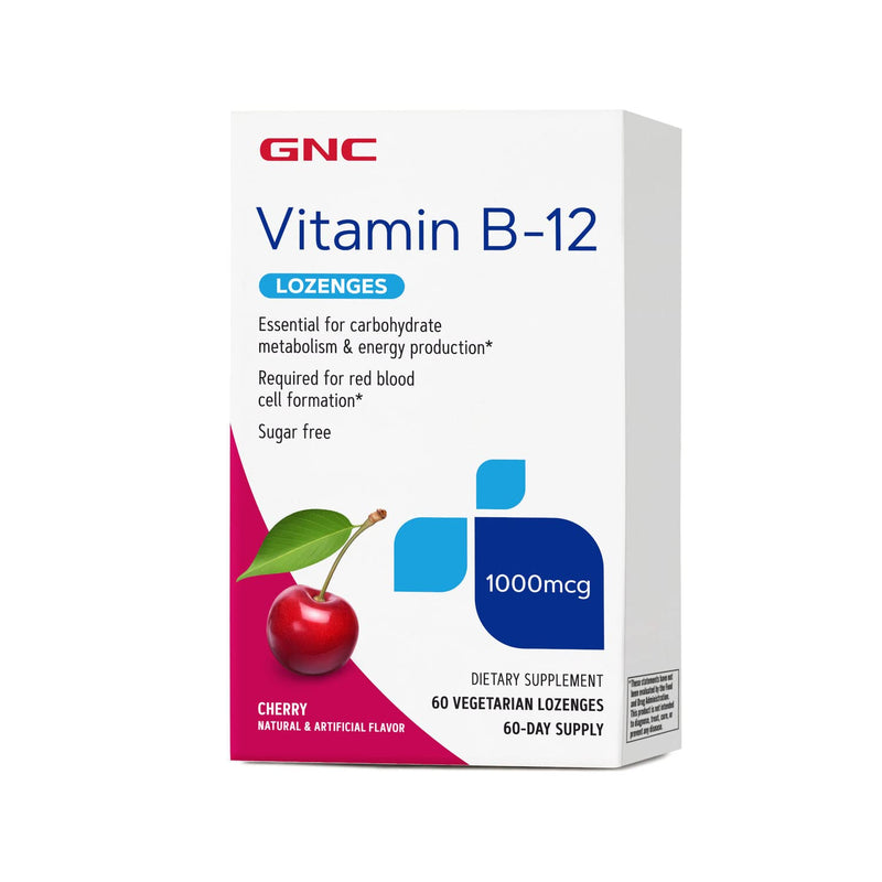 [Australia] - GNC Vitamin B-12 1000 mcg Lozenges - Cherry 