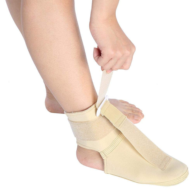 [Australia] - Ankle Joint Support Adjustable Foot Drop Orthotics Brace Foot Breathable Non-slip Adjustable Compression Socks Foot Support Sleeve Stabilizer Wrap for Pain Relief Splint(M) M 