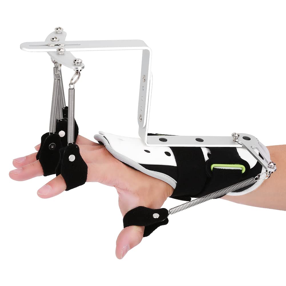 [Australia] - Hand Wrist Rehabilitation Training Finger Orthotics for Stroke Hemiplegia Patients Tendons Exercisefinger Wrist Orthotics Exerciser Wrist Orthotics Protector Brace Hand Rehabilitation Left & Right 