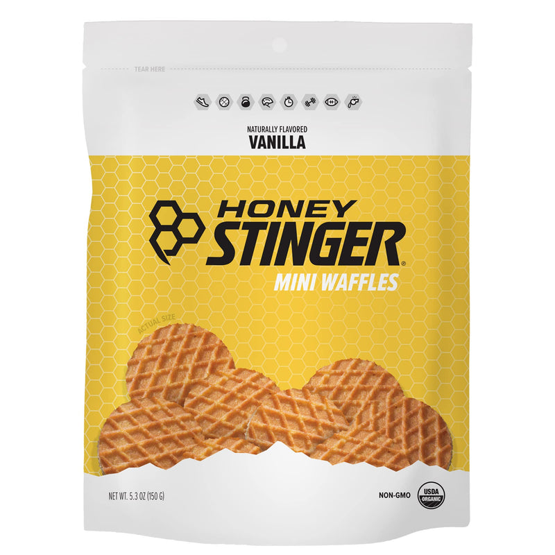 [Australia] - Honey Stinger Organic Mini Vanilla Waffles | Energy Stroopwafel for Exercise, Endurance and Performance | Sports Nutrition for Home & Gym, Pre and Post Workout | 1 Bag, 5.3 Ounce 5.3 Ounce (Pack of 1) 