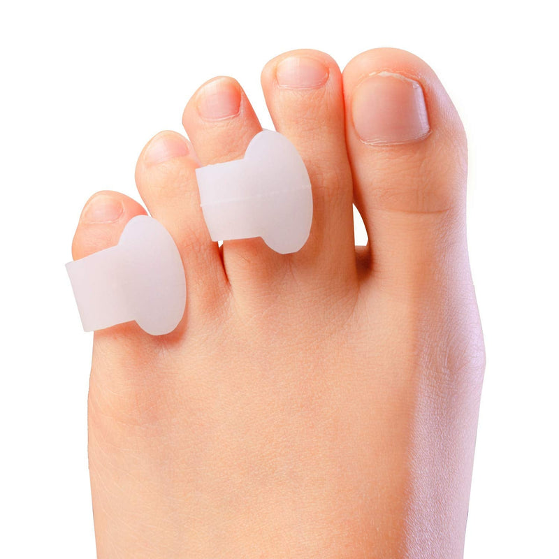 [Australia] - Sumiwish 10 Pack Little Toe Separators, Silicone Toe Spacers for Overlapping Toe, Curled Pinky Toe Correct and Protect 10 Pack-1 