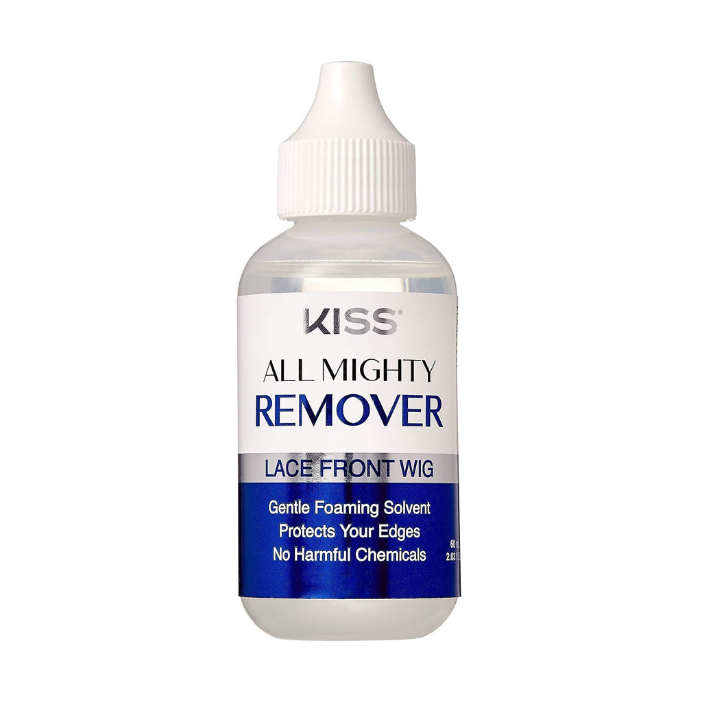 [Australia] - KISS All Mighty Lace Front Wig Remover- Gentle Foaming Solvent, Protect Your Edges, No Harmful chemicals 60mL (2.03 fl OZ)- KAMR01 (Remover) 