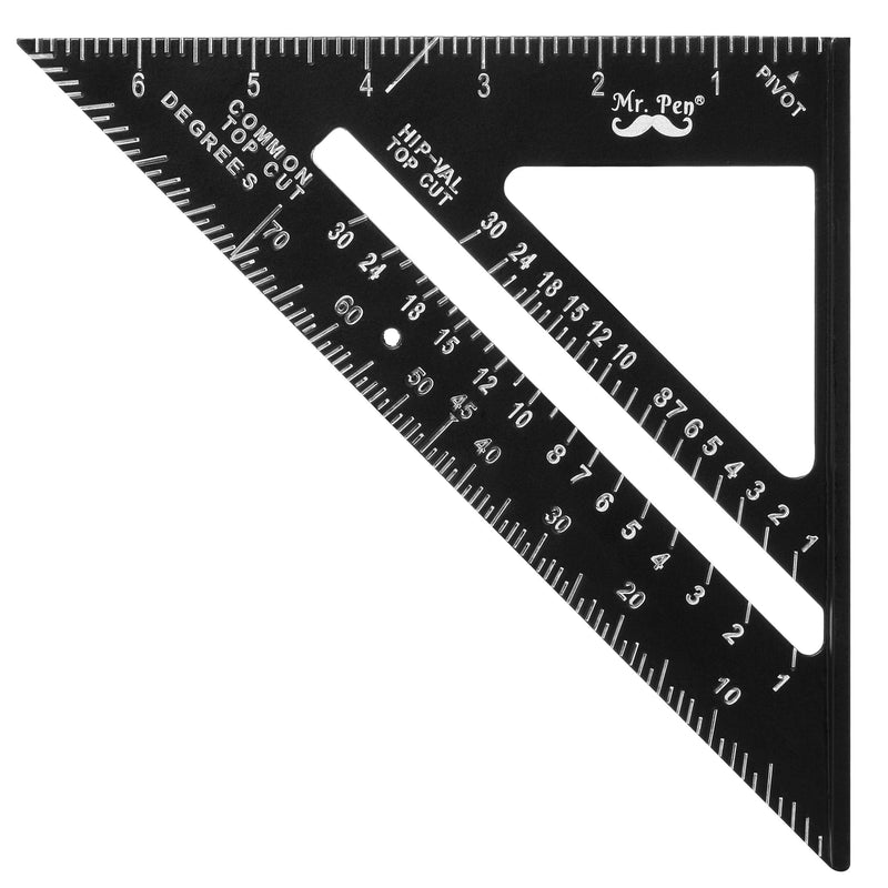 [Australia] - Mr. Pen- Rafter Square, Metal Square, 7 Inch, Carpenters Square, Square Tool, Metal Square Ruler, Carpentry Squares, Woodworking Square, Square Angle Tool, Aluminum Rafter Square, Carpenter Square 