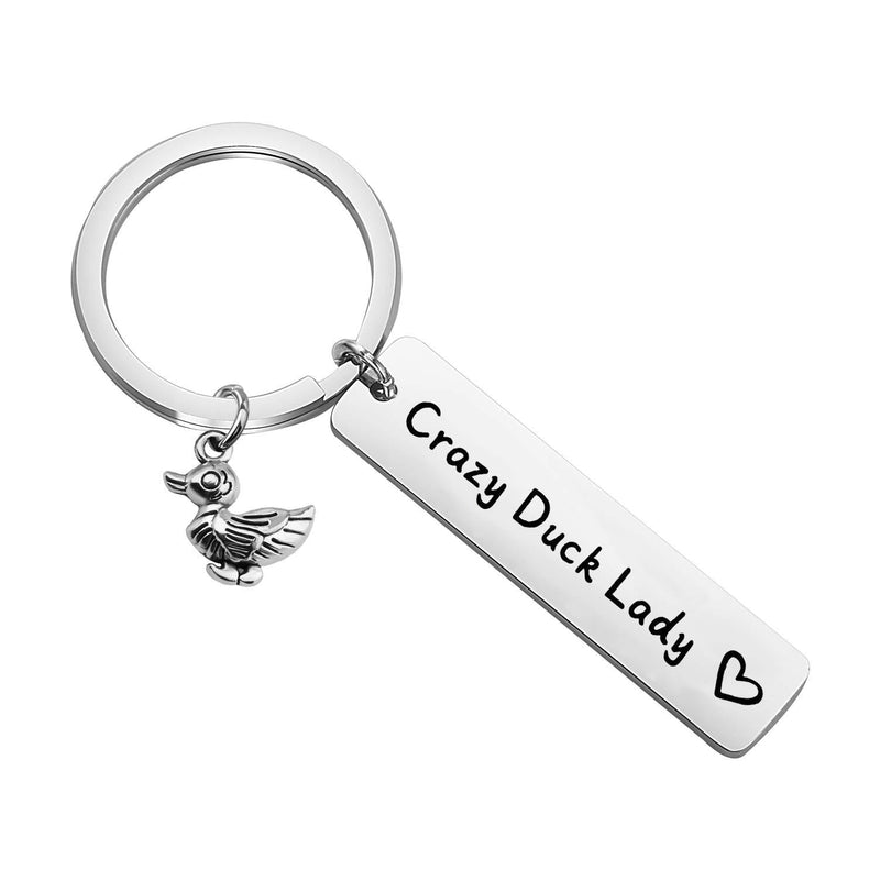 [Australia] - CHOORO Duck Jewelry Duck Charm Gift for Grandma Mom Crazy Duck Lady Keychain 