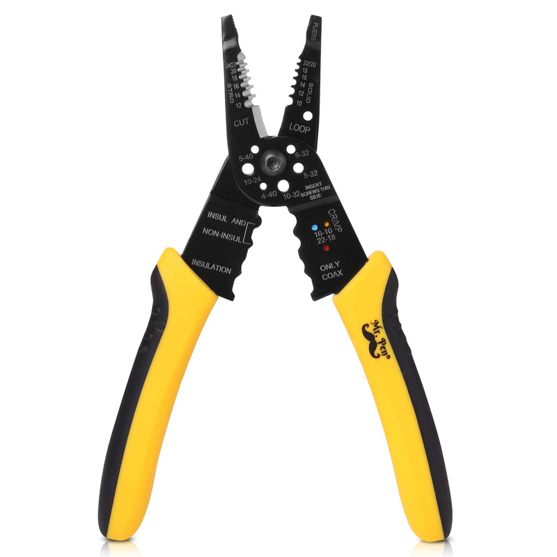 [Australia] - Mr. Pen- Wire Stripper, 8 inch, Wire Cutter, Wire Stripper Crimper, Wire Stripping Tool, Cable Stripper, Wiring Tools, Wire Crimping Tool 