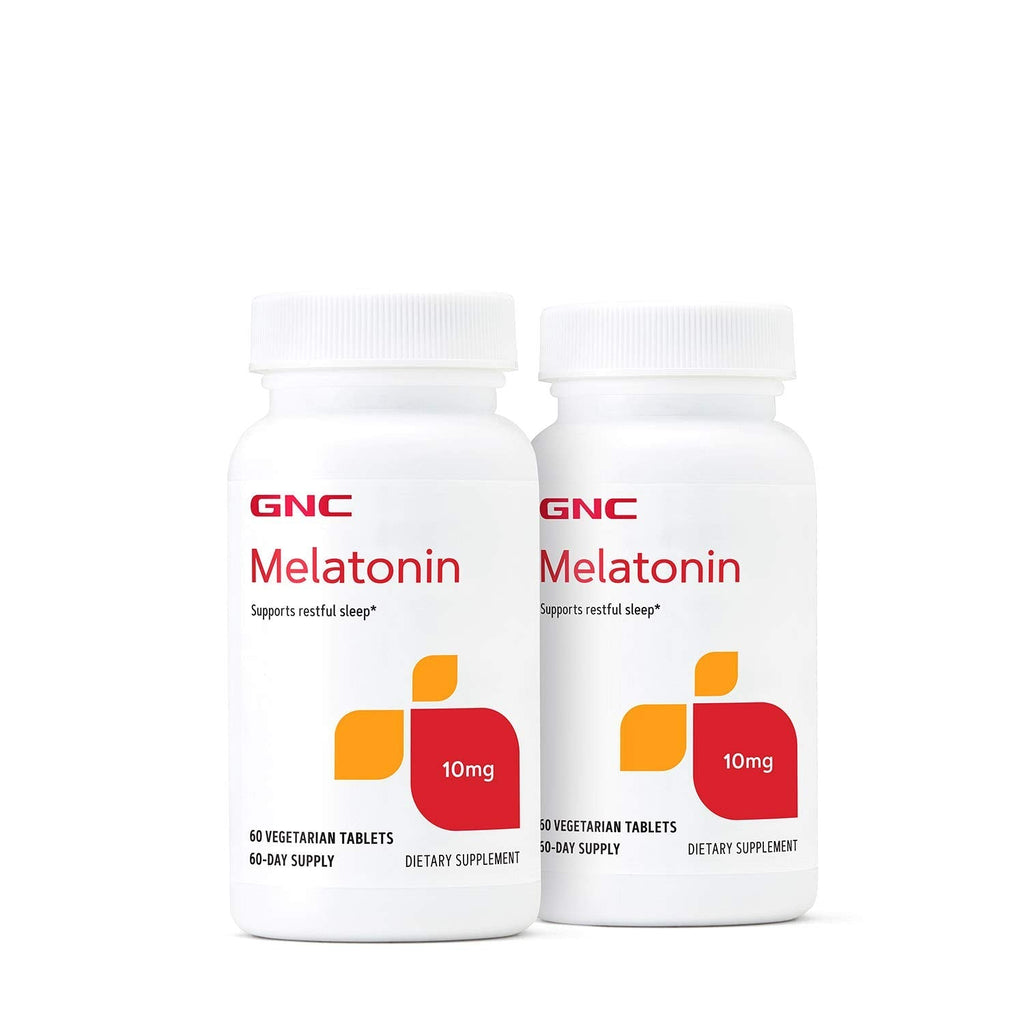 [Australia] - GNC GNC Melatonin 10mg - Twin Pack 60 Count (Pack of 2) 