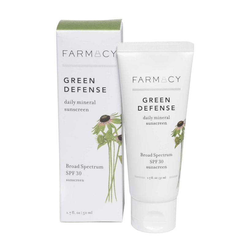 [Australia] - Farmacy Green Defense SPF30 Broad Spectrum Mineral Sunscreen with Zinc Oxide, Titanium Dioxide & Natural Antioxidants 