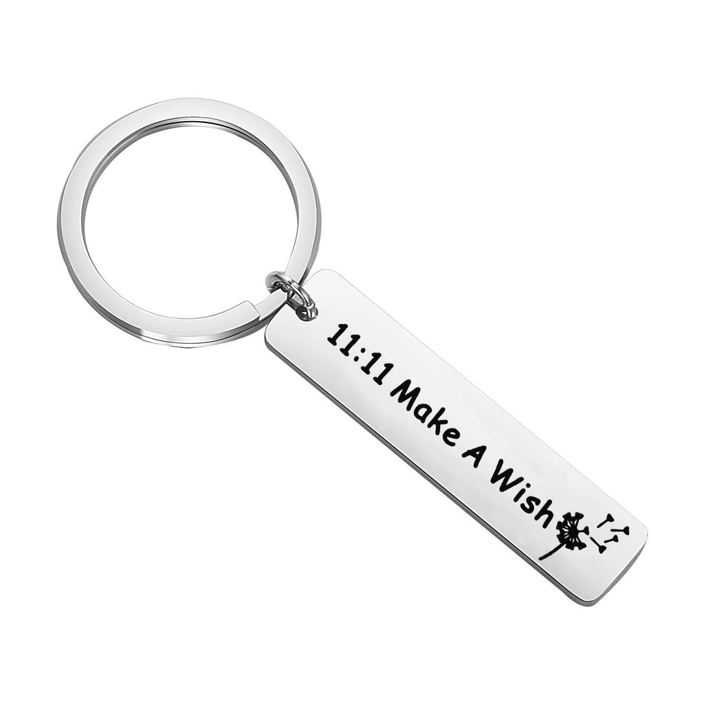 [Australia] - CHOORO Dandelion Wishing Jewelry 11:11 Make a Wish Keychain Spiritual Jewelry Gift for Wish Lover 11:11 keychain 