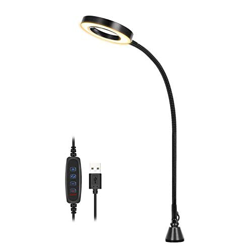 [Australia] - LED 3X Magnifier, Flexible Gooseneck Magnifier Lamp Strong Magnet Base, Can Be Positioned to Hold The Magnifier Where You Want Hands Free 