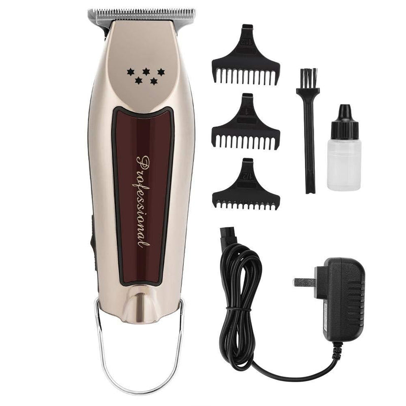 [Australia] - Vbest life Hair Clipper, Professional Electric Hair Trimmer Clipper Rechargeable Adjustable Hair Cutting Machine US Plug 100-240(Silver) 