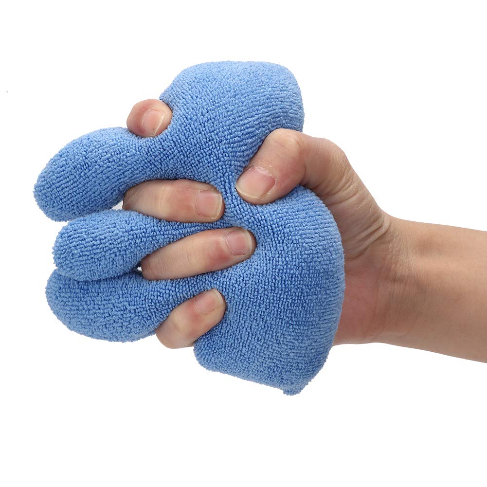 [Australia] - Cone with Finger Separator, Hand & Finger Aid for Contracture & Skin Breakdown, Comfortable Protection & Finger Separation, Finger Separator Finger Protector Finger Aid Separator Finger(blue) Blue 