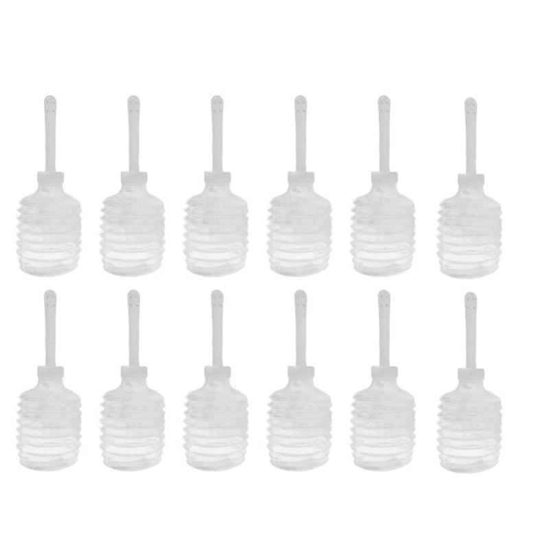 [Australia] - Artibetter 10pcs Disposable Enema Douche Applicator Bottle Vaginal Douche Anal Applicator for Women Men 200ml (Transparent) Transparent 12pcs 
