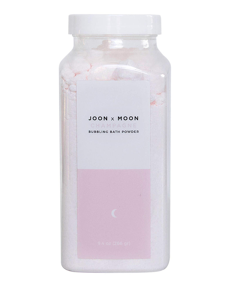 [Australia] - JOON X MOON Bubbling Bath Fizz, (Champagne, 1 Pack), Soothing Bath Soak for Relaxation and Hydrated Skin, Shea Butter, Coconut Oil and Vitamin E for a Nourishing Bubble Bath, 9 oz 9.4 Ounce (Pack of 1) 