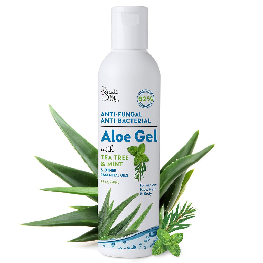 [Australia] - Beauti Me Therapeutic Aloe Vera Gel with Tea Tree and Mint - Anti-Fungal and Anti-Bacterial - Natural and Organic 