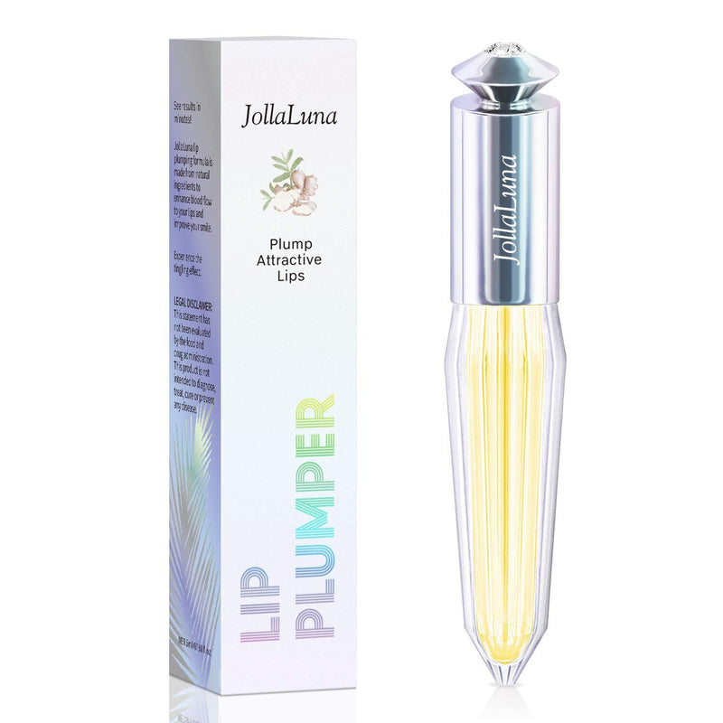 [Australia] - JollaLuna Lip Plumper Gloss, Natural Lip Plumper and Lip Care Serum, Lip Enhancer for Fuller, Lip Mask, Reduce Fine Lines, for Fuller & Hydrated Sexy Lips. 5 ml 