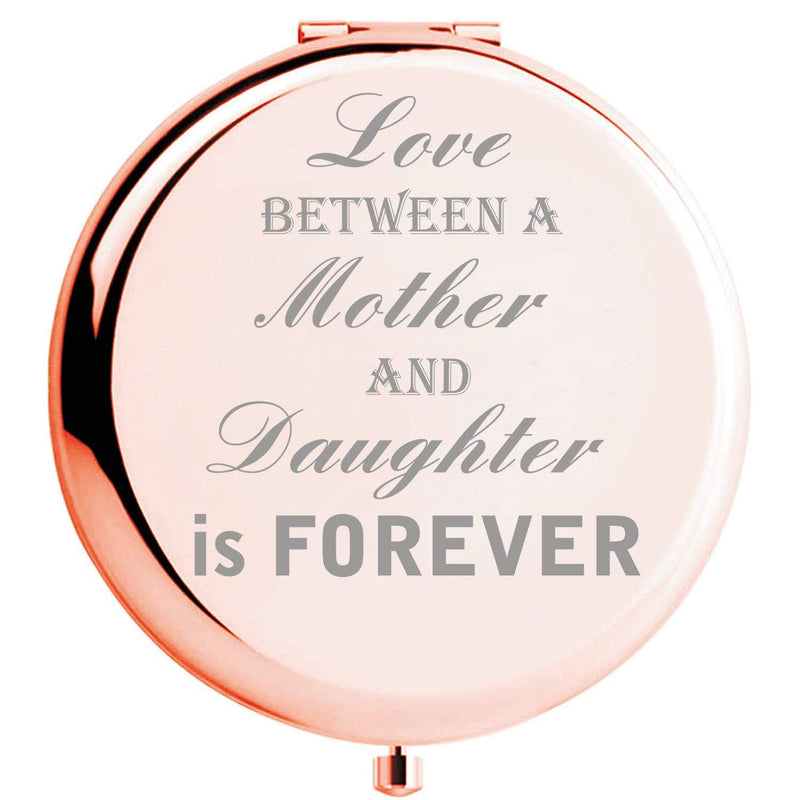 [Australia] - Fnbgl Personalized Travel Pocket Makeup Mirror Love Between A Mother Compact Mirror for Women Girls Mother's Day, Birthday Christmas Special Celebration 