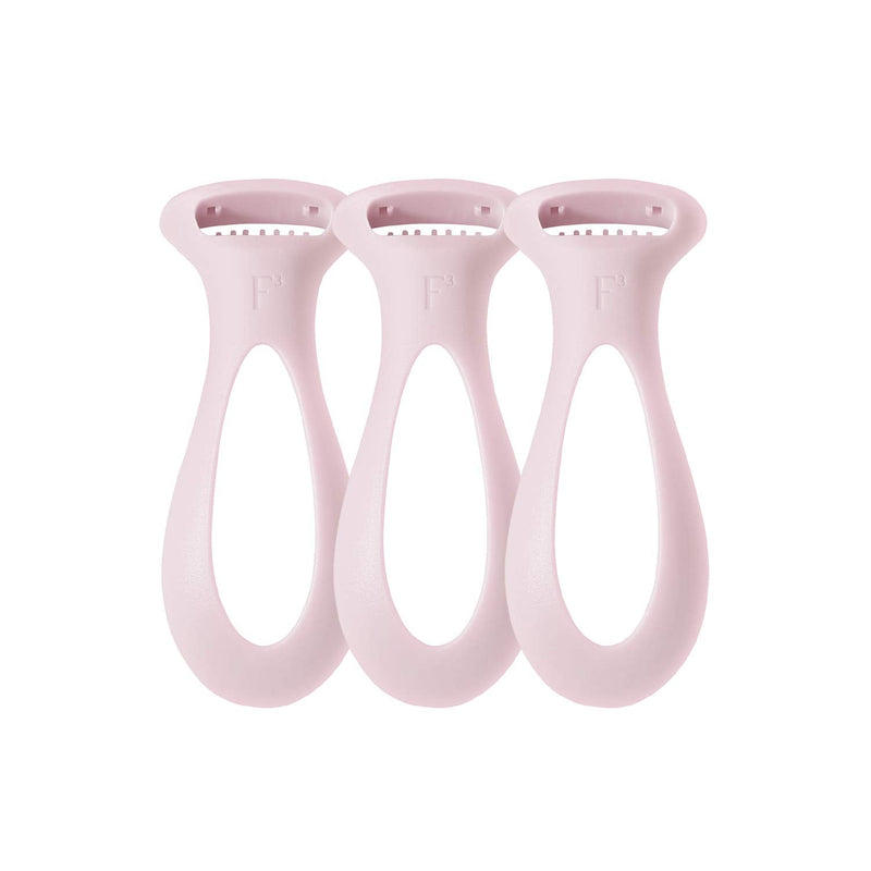 [Australia] - F3 Systems Callus Razor, Pedicure Tool, Effective for Cracked Heel, Ergonomic Design for Easy Grip, Safety Stainless Steel Callus Shaver, Blade for Foot Care, Hard, Rough, Thick Callused Skin Remover 3Pcs 