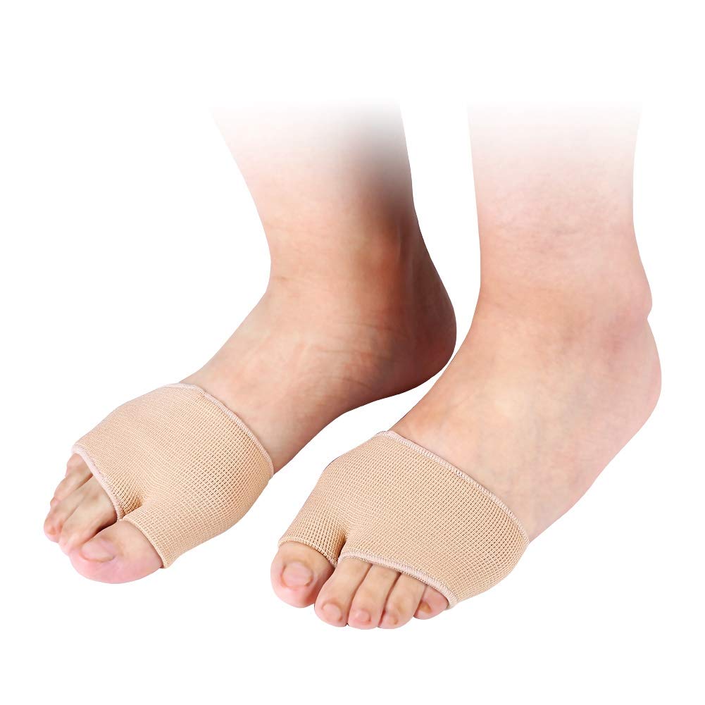 [Australia] - Bunion Corrector, Gel Toe Sleeve Metatarsal Pain Relief Forefoot Shock Pressure Relief Protection Feet Care Sports Gel Open Toe Compression Socks for Moisturizing Dry Cracked Skin(L) L 