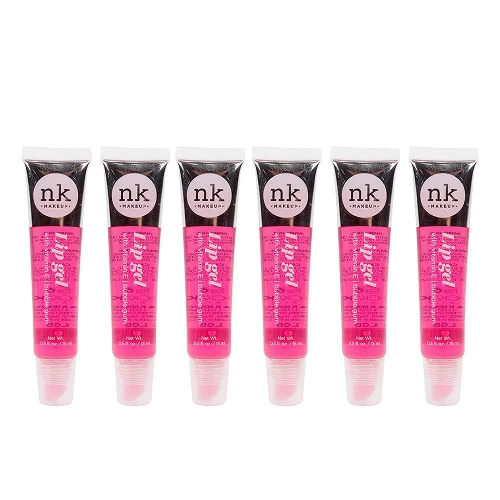 [Australia] - NICKA K NEW YORK Lip Gel Color with Vitamin E (6PACK) (BUBBLE GUM) BUBBLE GUM 