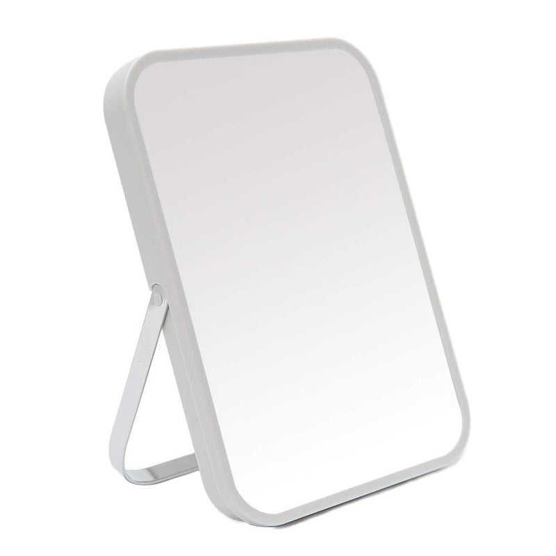 [Australia] - YEAKE Table Desk Vanity Makeup Mirror,8-Inch Portable Folding Mirror with Metal Stand 90°Adjustable Rotation Tavel Make Up Mirror Hanging Bathroom for Shower Shaving(Gray) Light Gray 