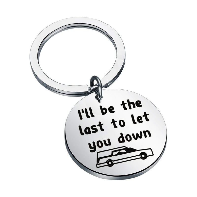 [Australia] - BAUNA Funeral Director Keychain I’ll Be The Last to Let You Down Last Mortician Gift Dark Humor Jewelry Gift for Mortician Friend 