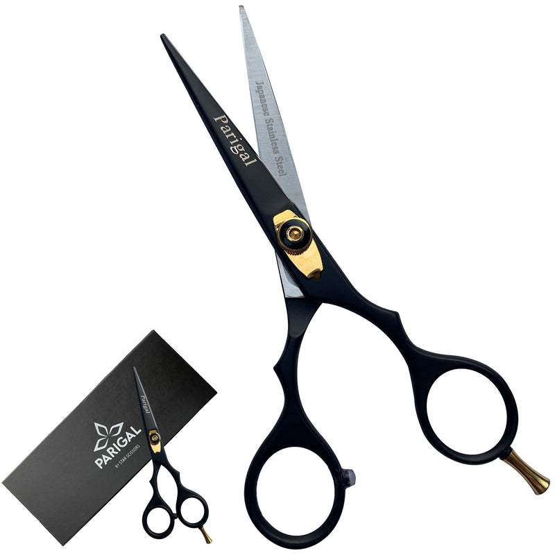 [Australia] - Parigal - Hair Cutting Scissors Professional Hair Shears 5.5" - Razor Edged Durable Hair Cutting Tools - Handcrafted Barber Scissors in Japanese Stainless Steel - Scissors for Hair Cutting Men & Women 