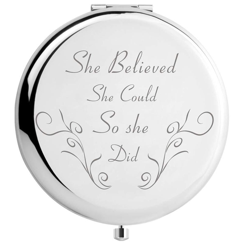 [Australia] - Peayale Graduation Gifts for Her Makeup Mirror, Engraved College/High School Graduation Present for Daughter or Women (Graduation Gifts) 