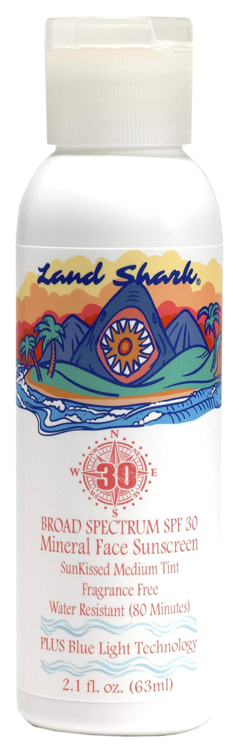 [Australia] - Tropical Seas Land Shark Sunkissed Sunscreen Lotion, Water Resistant, SPF 30 (4oz) 