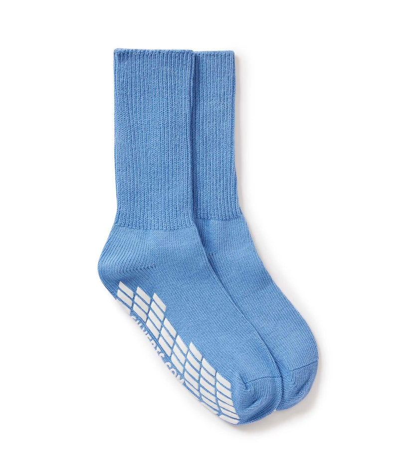 [Australia] - Diabetic Socks - Non Skid/No Slip Grip Hospital Socks - Unisex 2 Pack - Secure Steps X-Large Blue 