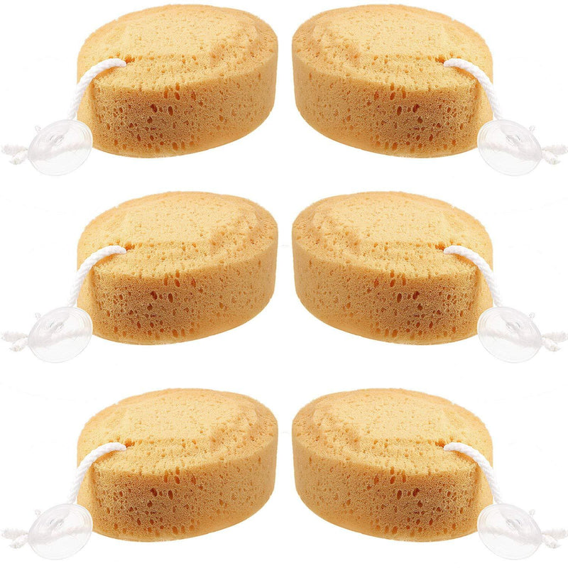 [Australia] - 6 Pieces Foam Body Sponge Soft Exfoliating Bath Sponge Shower Sponge Body Scrubber for Adults and Kids Body Cleansing Supplies, 5.5 Inch 